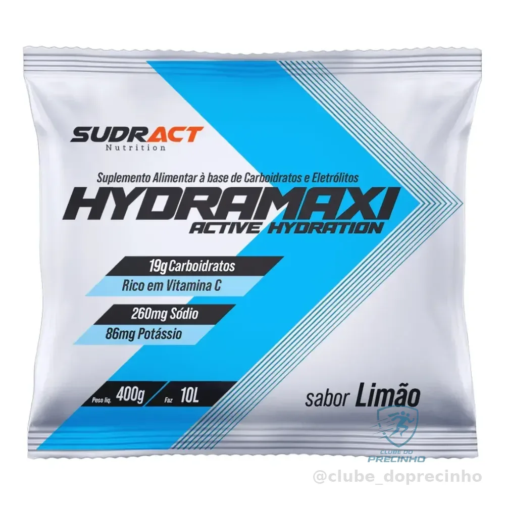Isotônico Sudract Esportivo Limão 400g Carboidratos E Eletrólitos