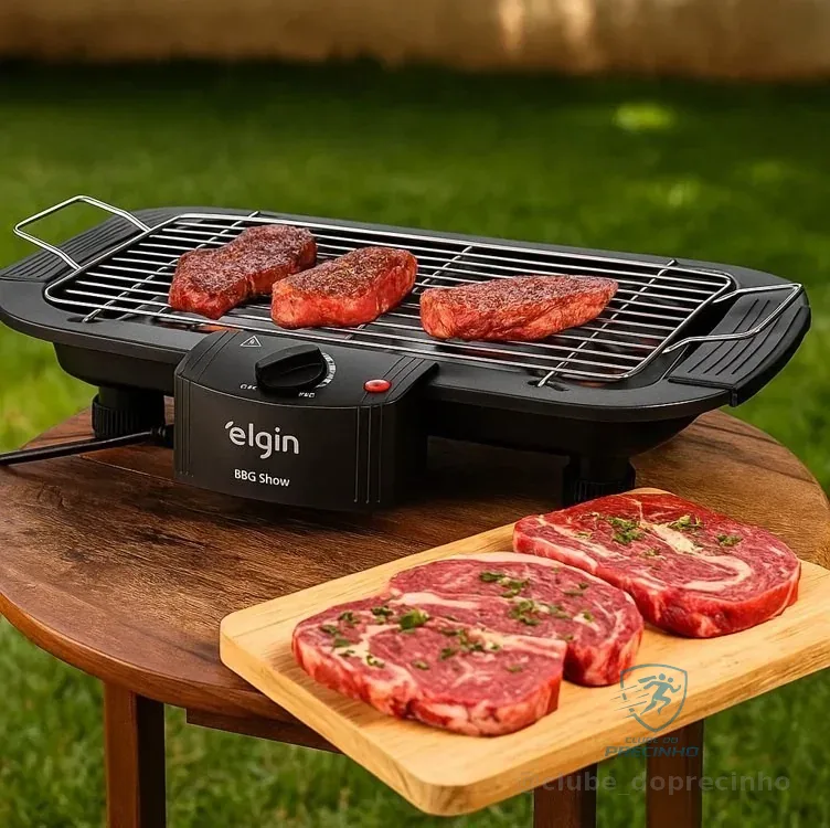 Churrasqueira Elétrica De Mesa Bbq Show Elgin 110V