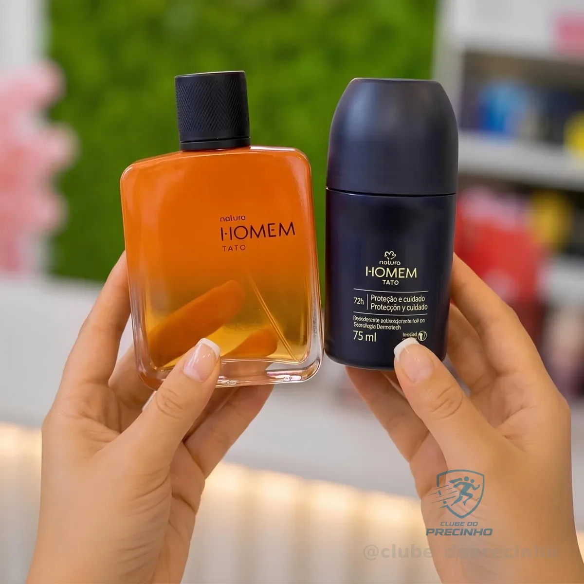 Presente Kit Homem - Deo Parfum Tato 100ml - Desodorante Rollon Tato 75ml