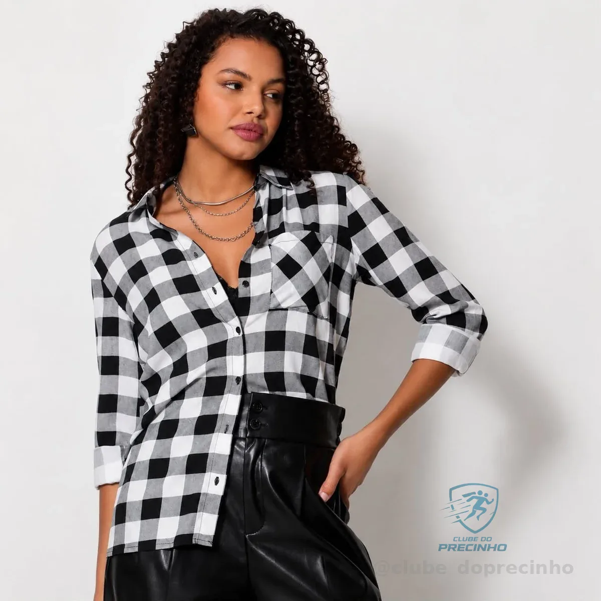 Camisa Xadrez Feminina