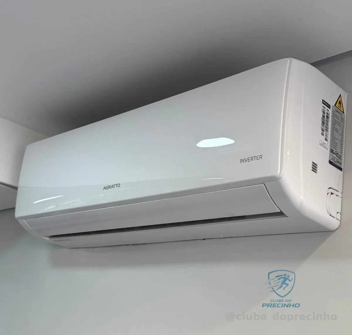 Ar Condicionado Split Hi Wall Agratto Liv Top Inverter 18.000 Btus Frio 220v R-32