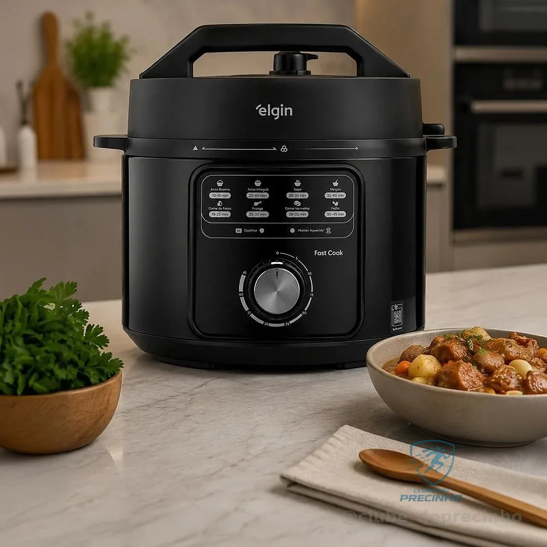 Panela De Pressão Fast Cook Elgin 900w 4L 220V