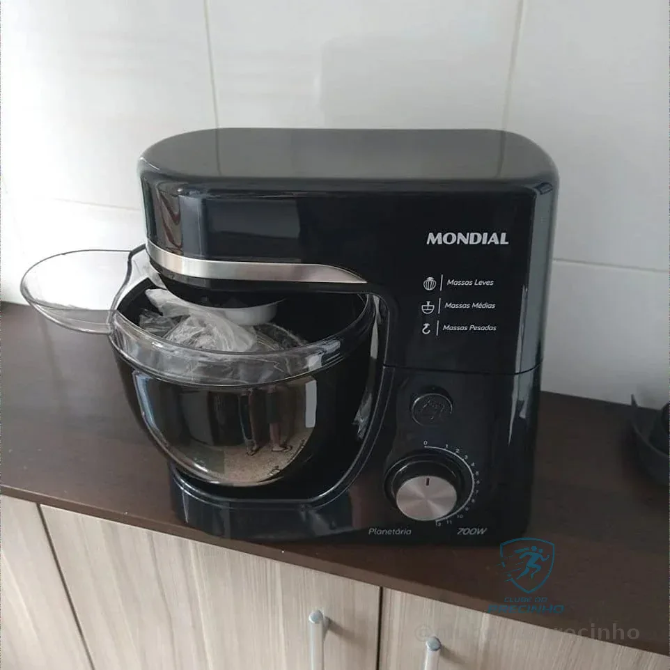 Batedeira Planetária, Mondial, Preto, 700W, 220V - BP-03-B