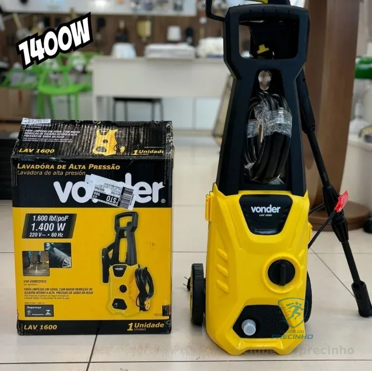 Lavadora De Alta Pressão Lav 1600, 1.600 Lbf/pol² Vonder