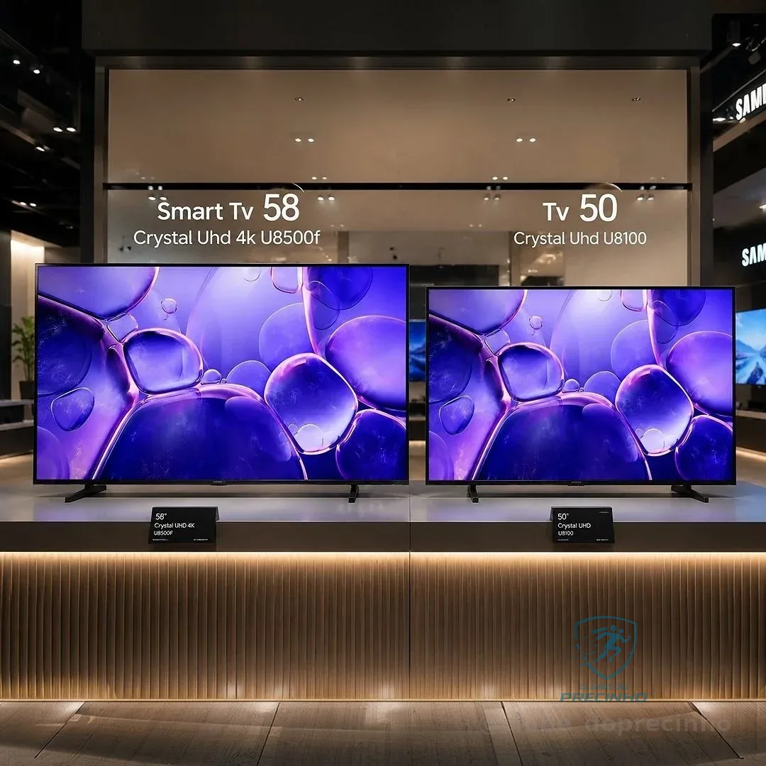 Smart Tv 58 Crystal Uhd 4k U8500f + Tv 50 Crystal Uhd U8100