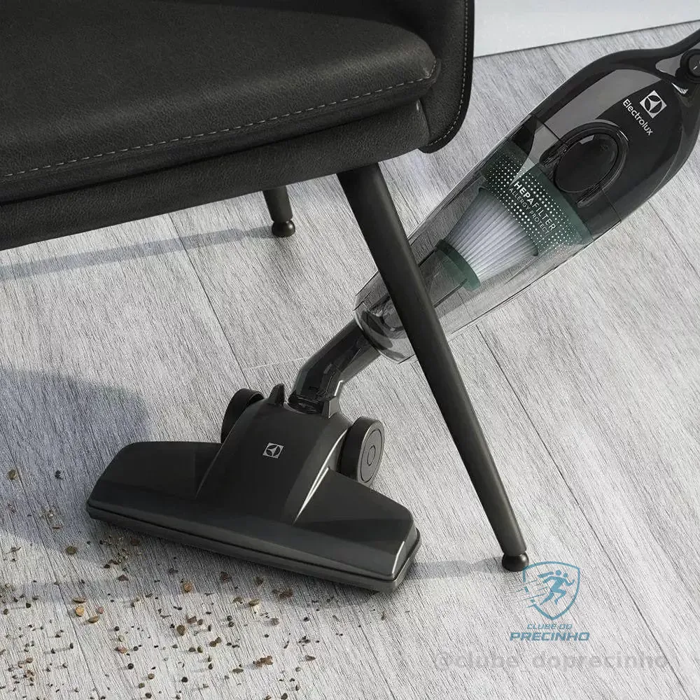 Aspirador de Pó Vertical com Fio Portátil de mão 2 em 1 com 1.100W 5m 1,2L Electrolux STK12 127V
