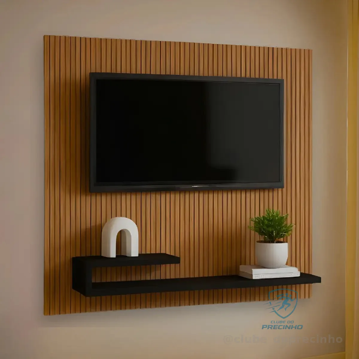 Painel para TV Até 32" Ripado Moderno – Macramiss
