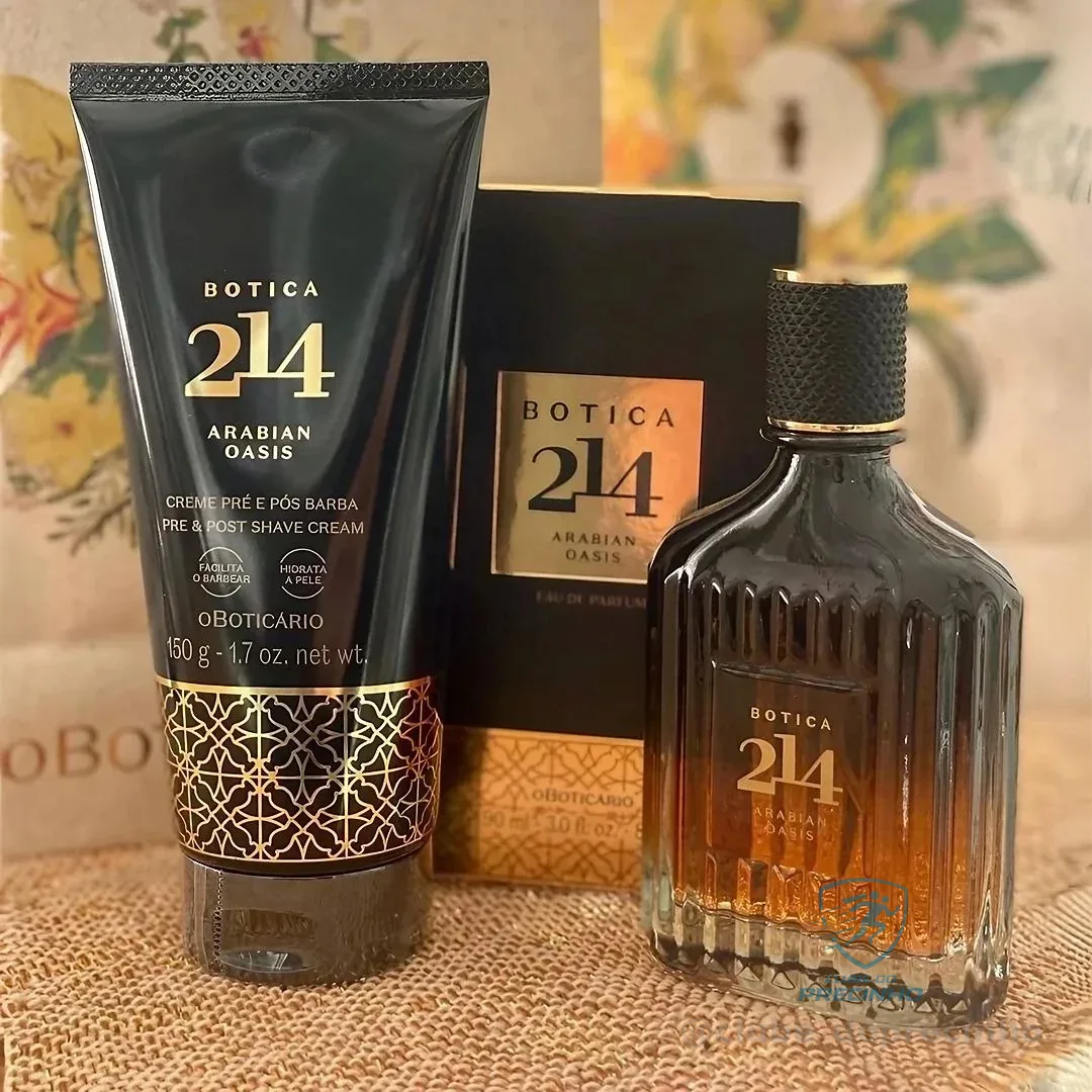 Combo Botica 214 Arabian Oasis Masculino: Eau De Parfum 90ml