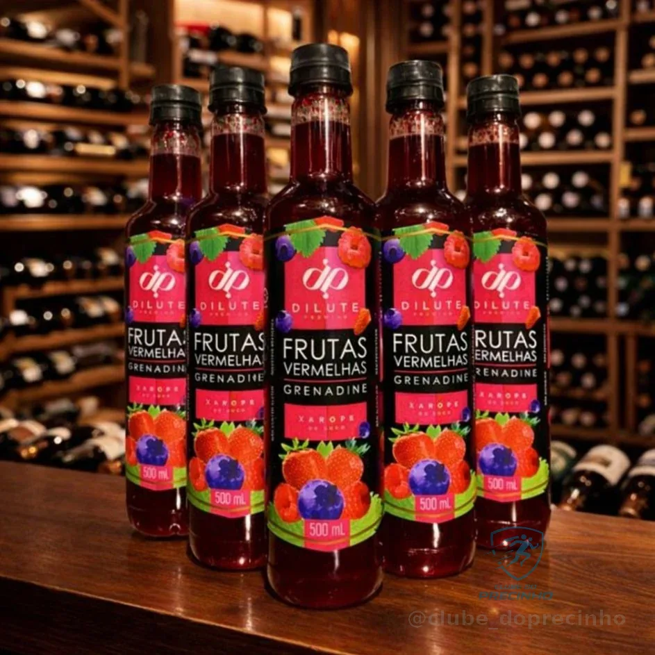 Dilute Xarope Frutas Vermelhas 500 Ml