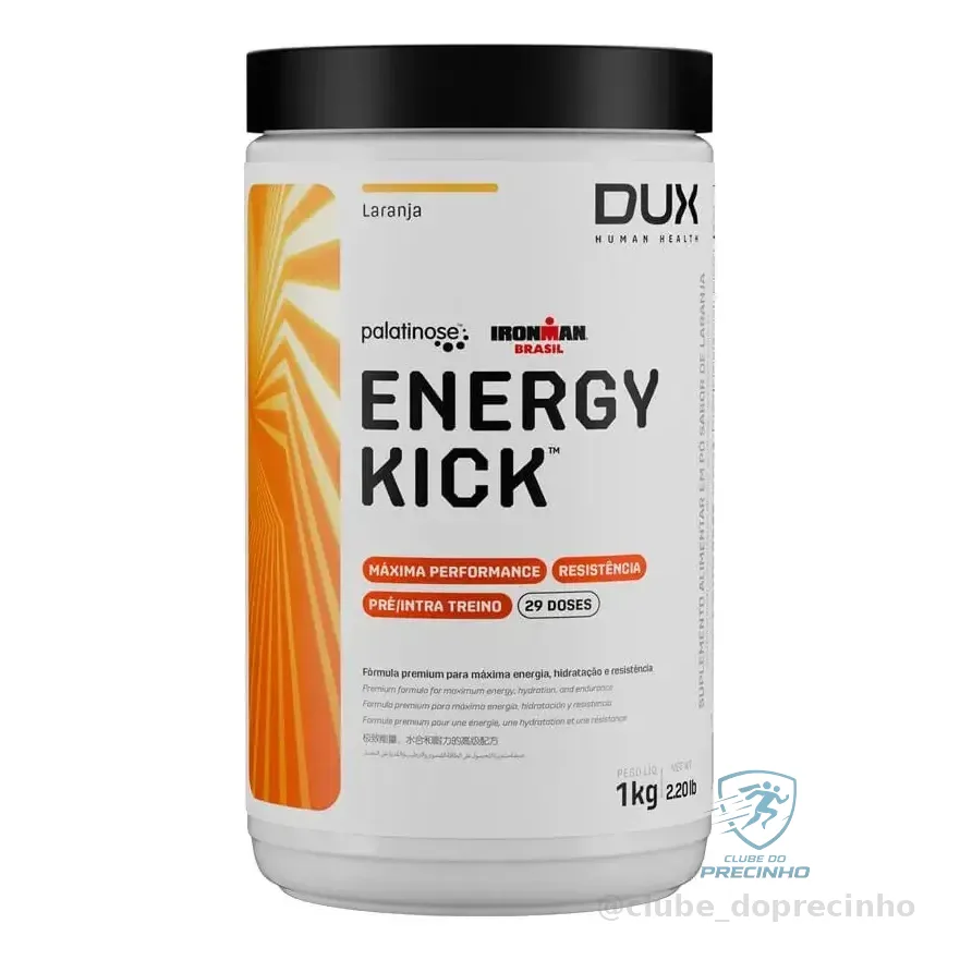 Energy Kick - Pote 1000g Sabor Abacaxi