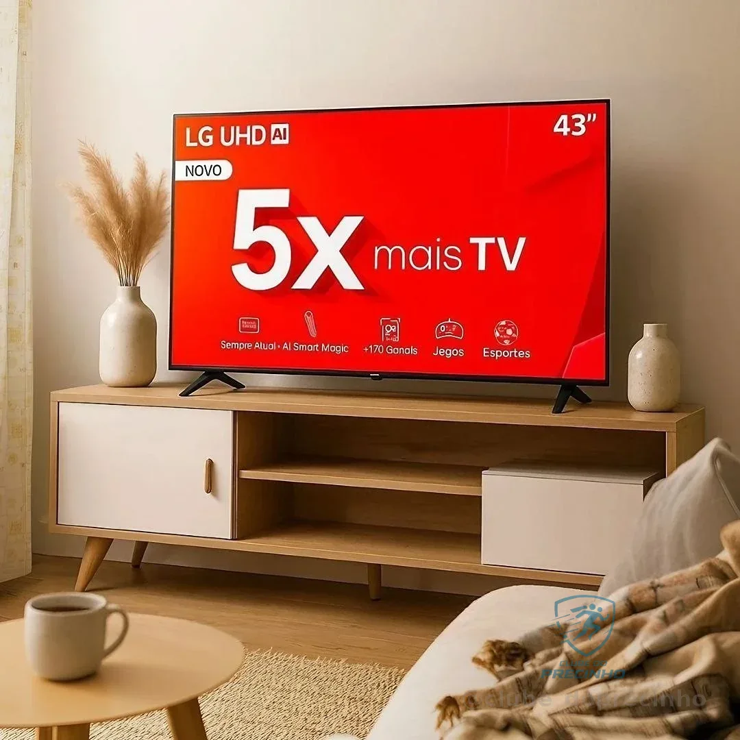 Smart TV 43' LG 43AU801C0SA 4K