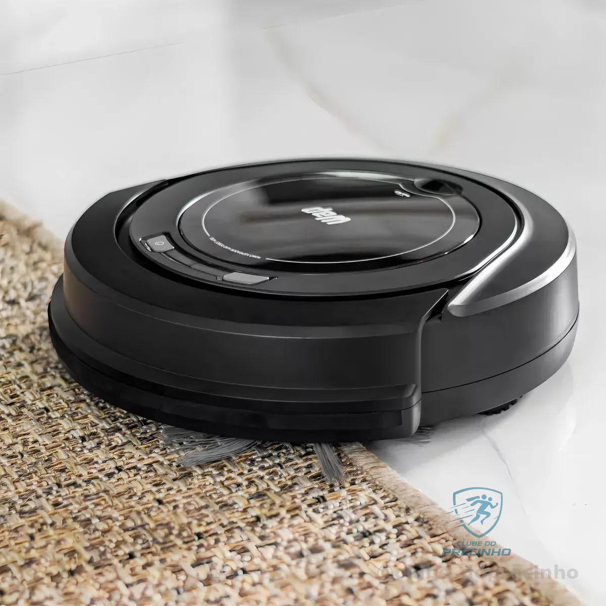 Robô aspirador Robot W90 varre aspira e passa pano 30w Wap cor preto