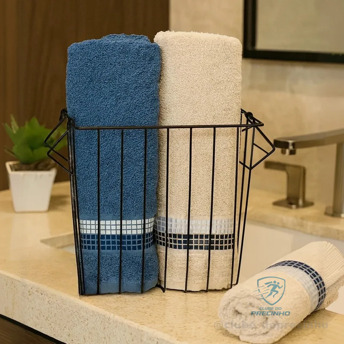 Kit Toalhas De Banho 3 Peças Dimer Casa In