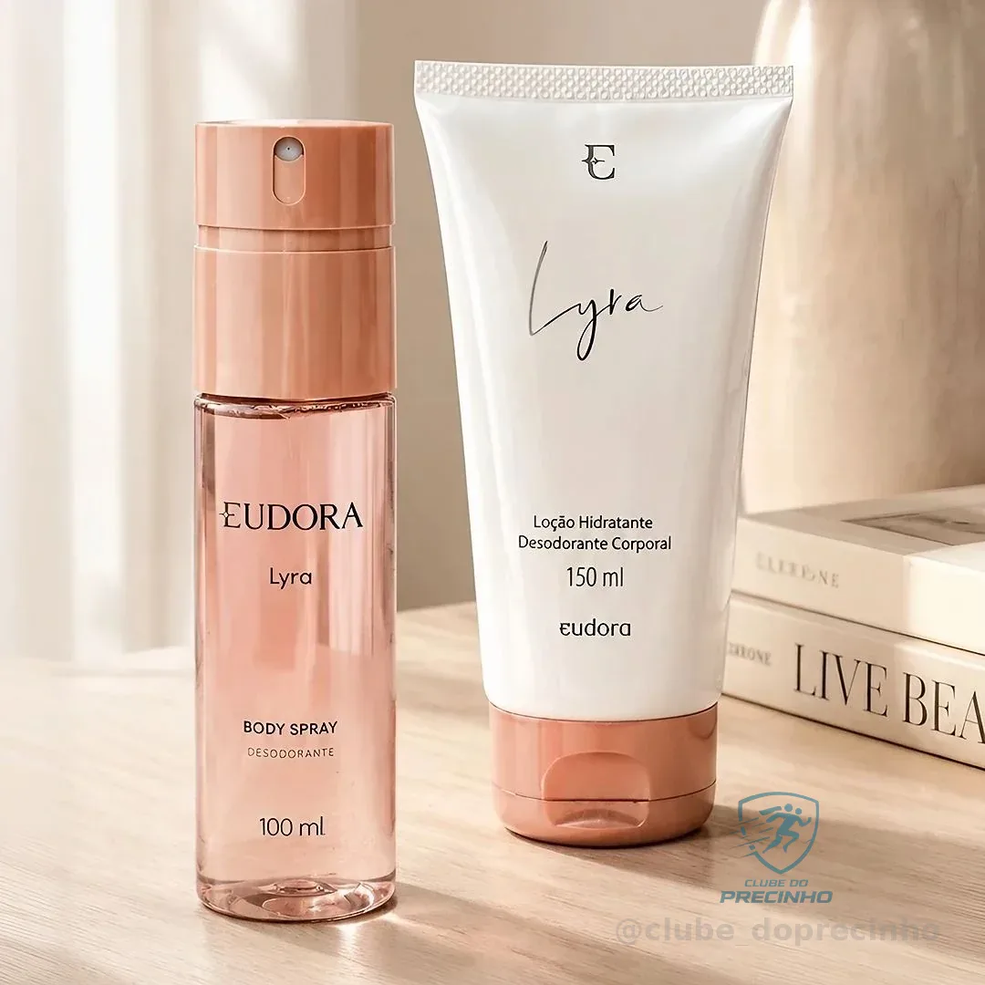 Combo Lyra: Loção Hidratante Corporal 150ml + Desodorante Bo