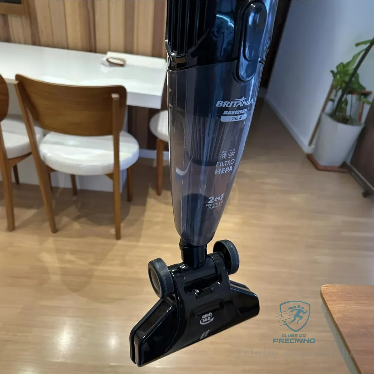 Aspirador Britânia 1250w 1l Bas1295p Preto