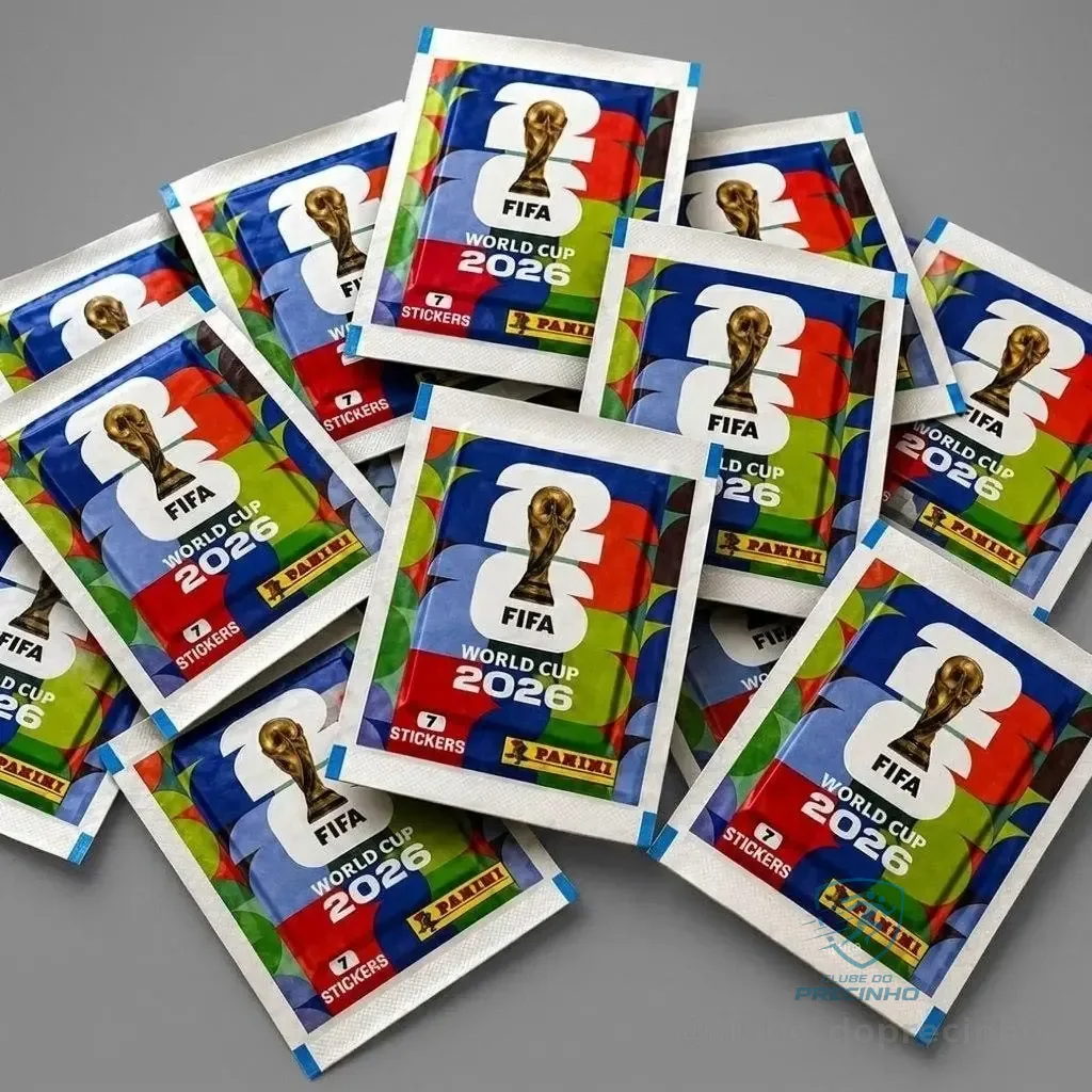 Kit C/ 36 Envelopes (252 Cromos) - Copa Do Mundo Fifa 2026
