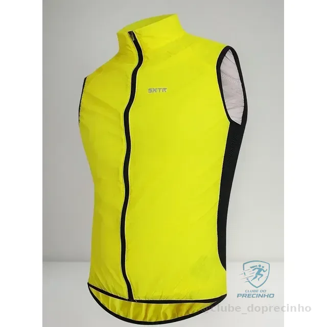 Colete De Ciclismo Corta Vento Sportxtreme Wind Pro Amarelo