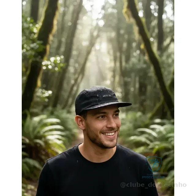 Boné Impermeável Five Panel Ajustável Corrida Trilha Anth Co