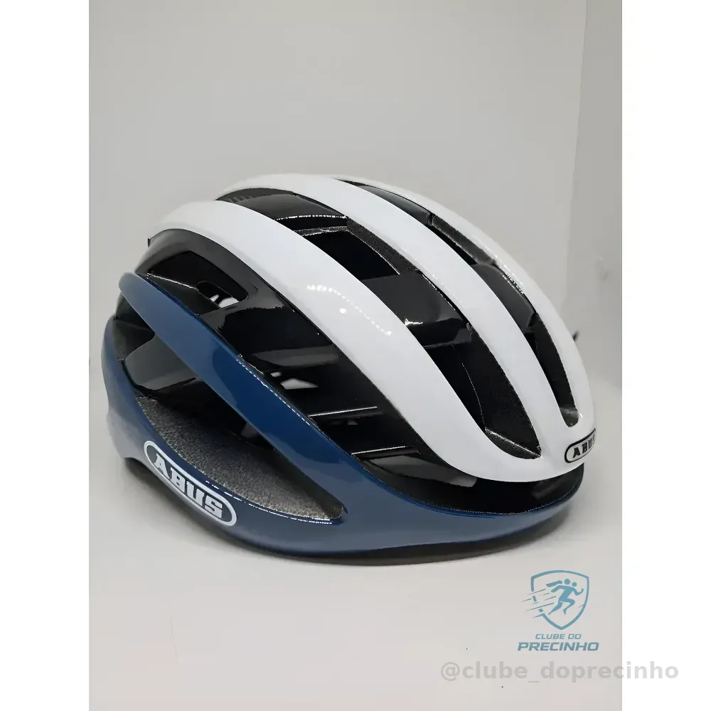 Capacete Abus Airbreaker Branco/azul Oem Tam. M (52-58 Cm) Branco M