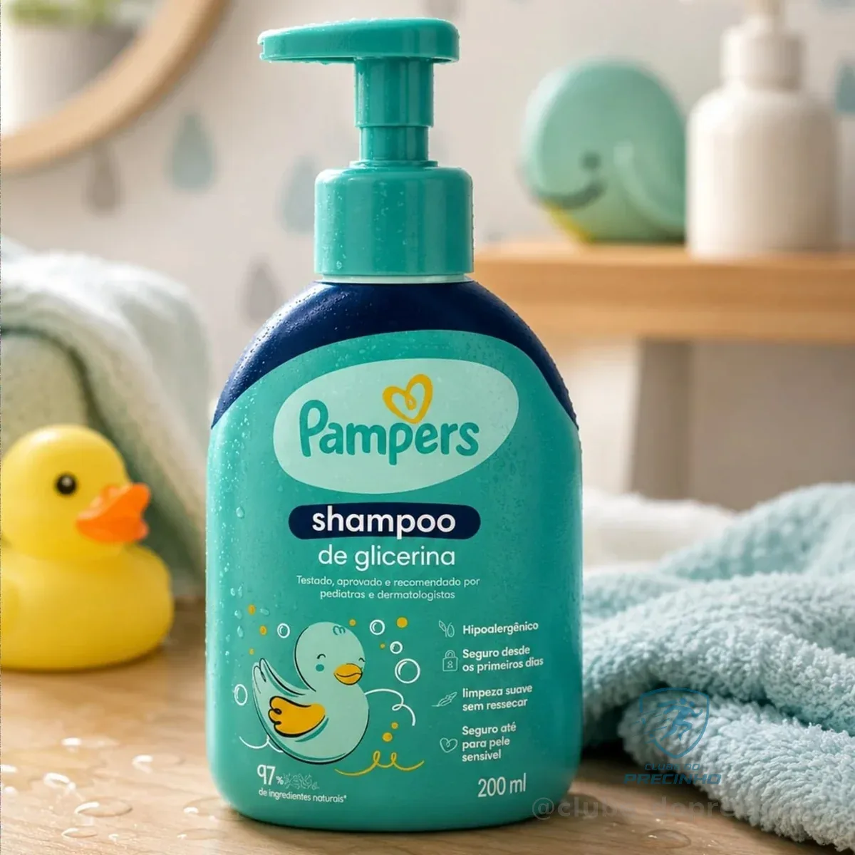 PAMPERS SHAMP GLICERINA 200ml