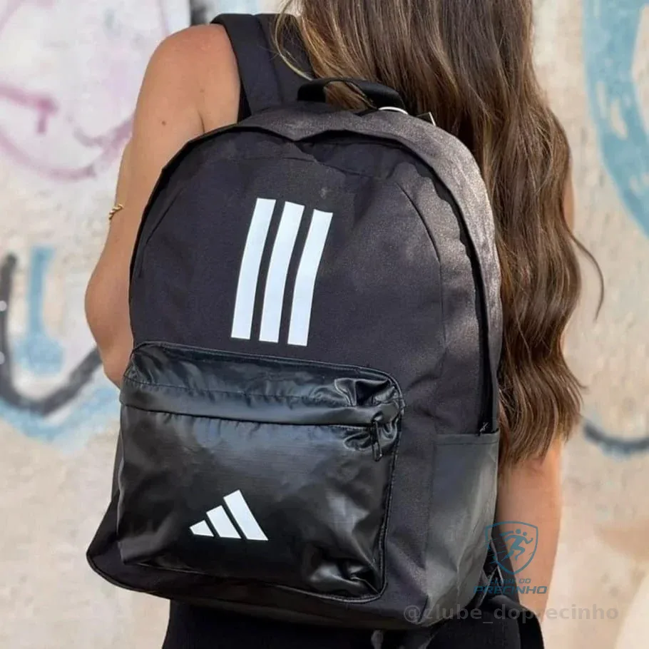 Mochila Clássica Treino 3 Listras Adidas