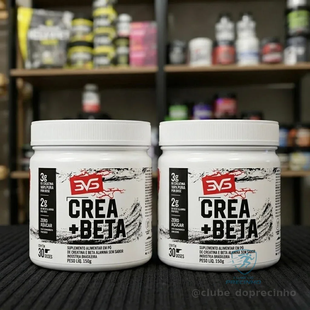 02 Potes Da Creatina + Beta Alanina - Fórmula Avançada Para Treinos De Alta Intensidade Com Matéria-prima Importada. E Zero Carboidrato - 150g Sem Sabor