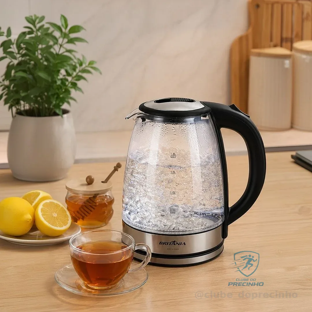 Britânia CHALEIRA ELETRICA 1,8L BCH11 GLASS 220V