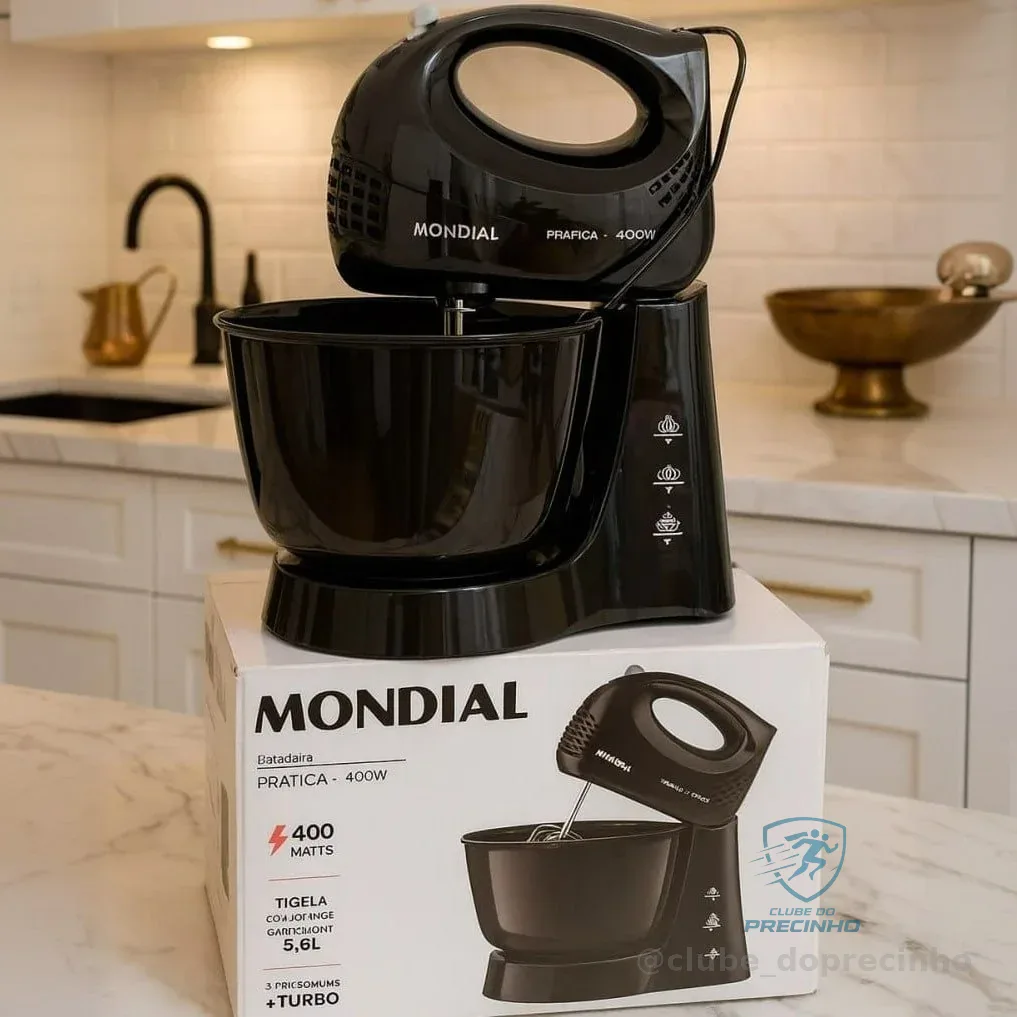 Batedeira Prática Mondial 400W - B-44-B