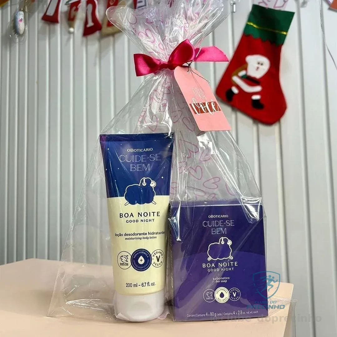 Combo Cuide-se Bem Boa Noite: Loção Corporal 200ml + Sabonete