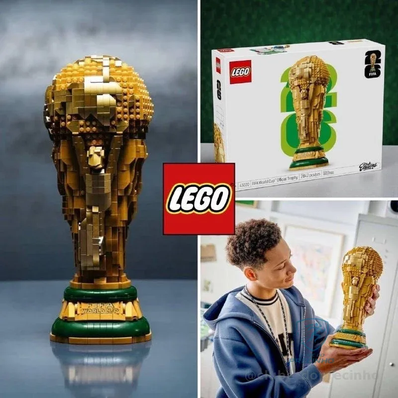 Troféu oficial da Copa do Mundo FIFA LEGO® Editions