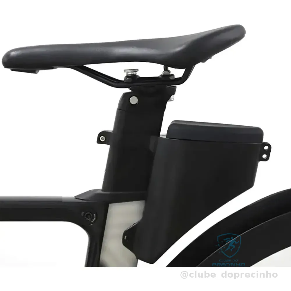 Bolsa De Canote De Selim Dura Triathlon Aero Preto