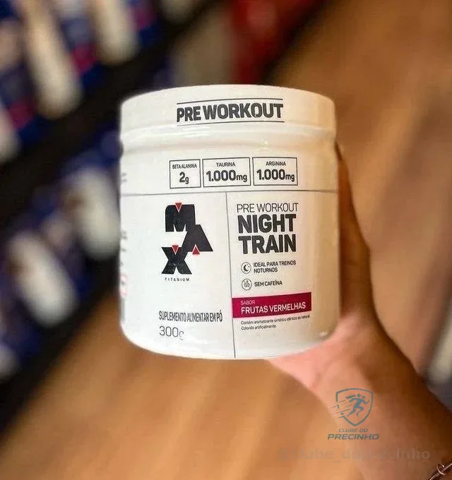 Pré-Treino Max Titanium Night Train 300G