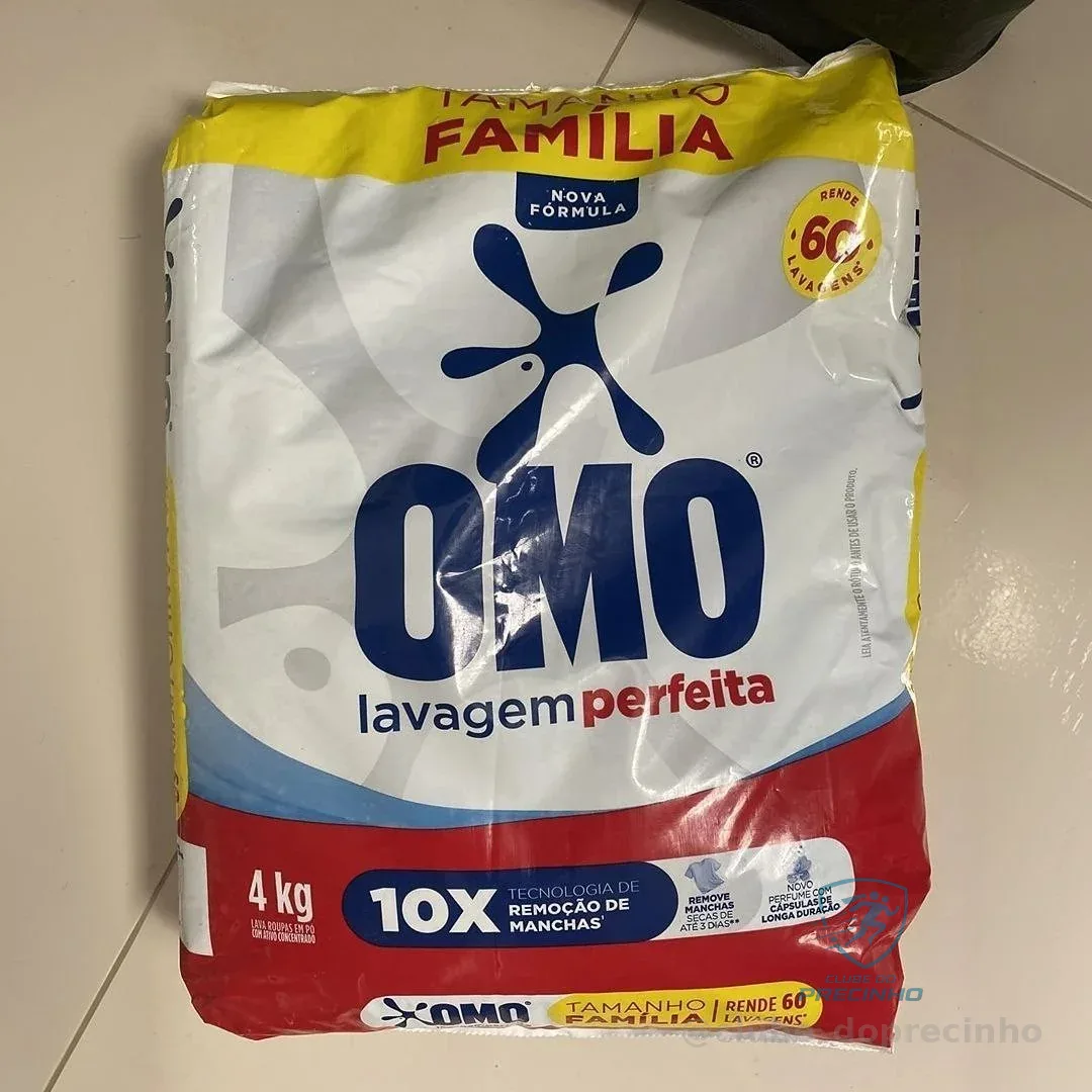 Omo Sabão em Pó Lavagem Perfeita 4Kg