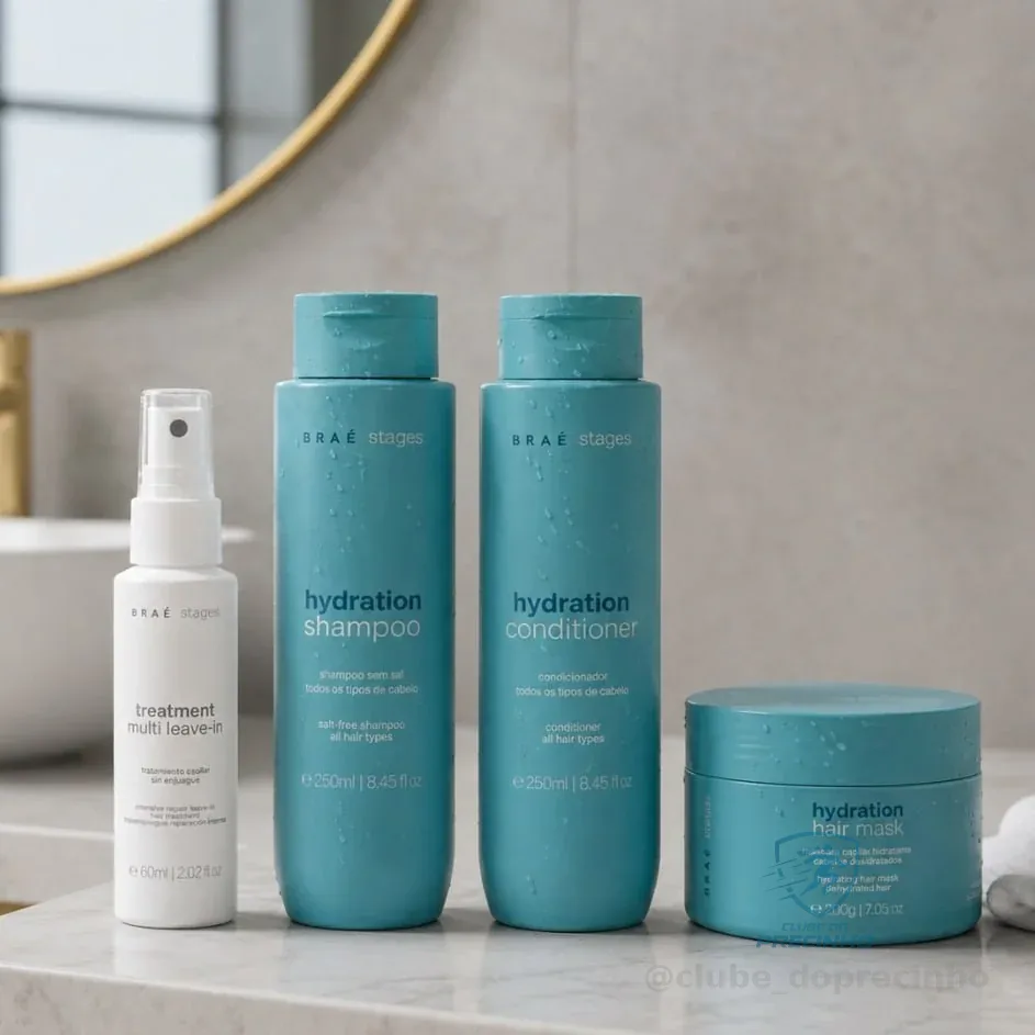 Kit Brae Stages Hydration Sh+cd+masc+leave-in 60ml