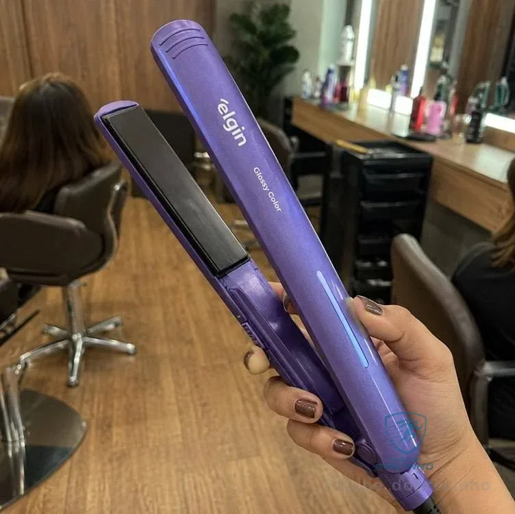 Prancha Alisadora Chapinha Elgin Glossy Color Bivolt