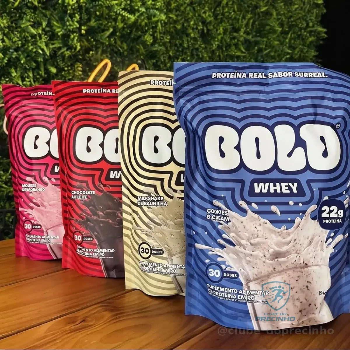WHEY PROTEIN 3W - BOLD WHEY (450g) - Sabor: Mousse de Morango