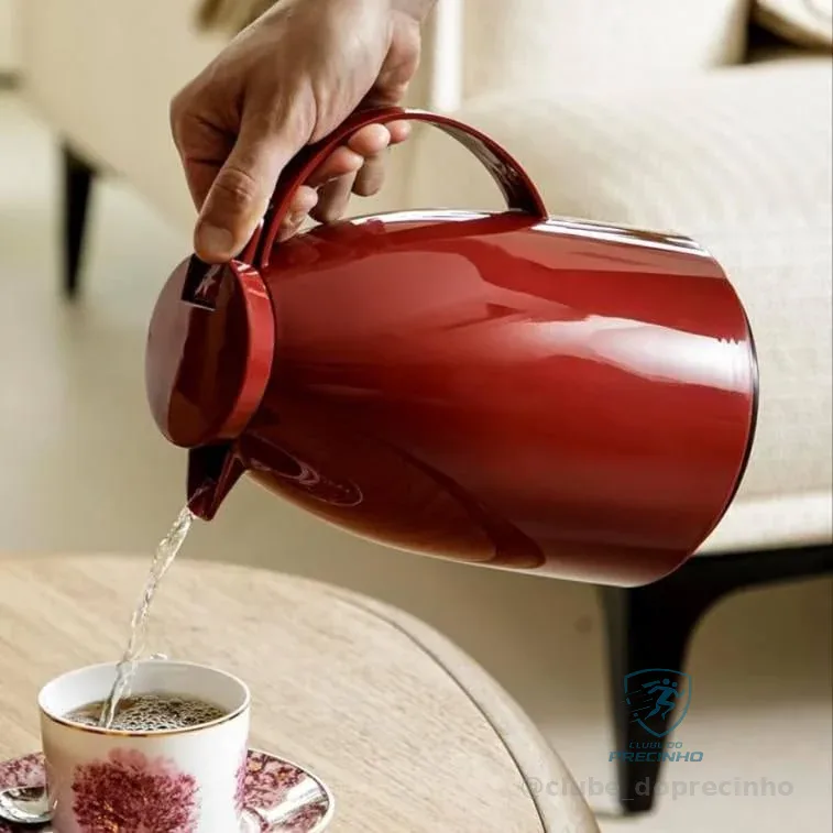 Bule Viena com Gatilho 1L Vermelho Velvet Invicta