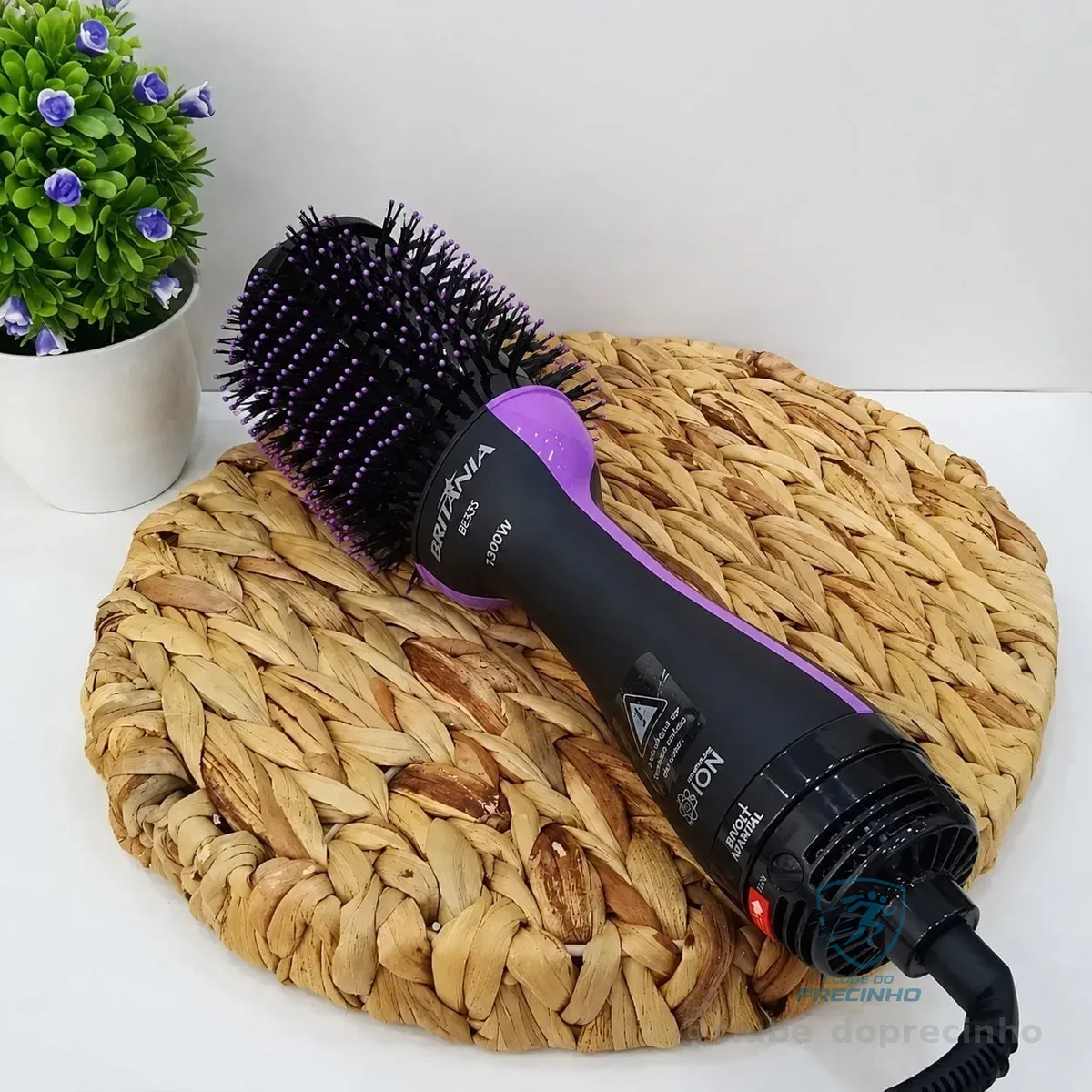 Escova Secadora Britânia 4 em 1 Nanocerâmica 1300W BES35 Bivolt