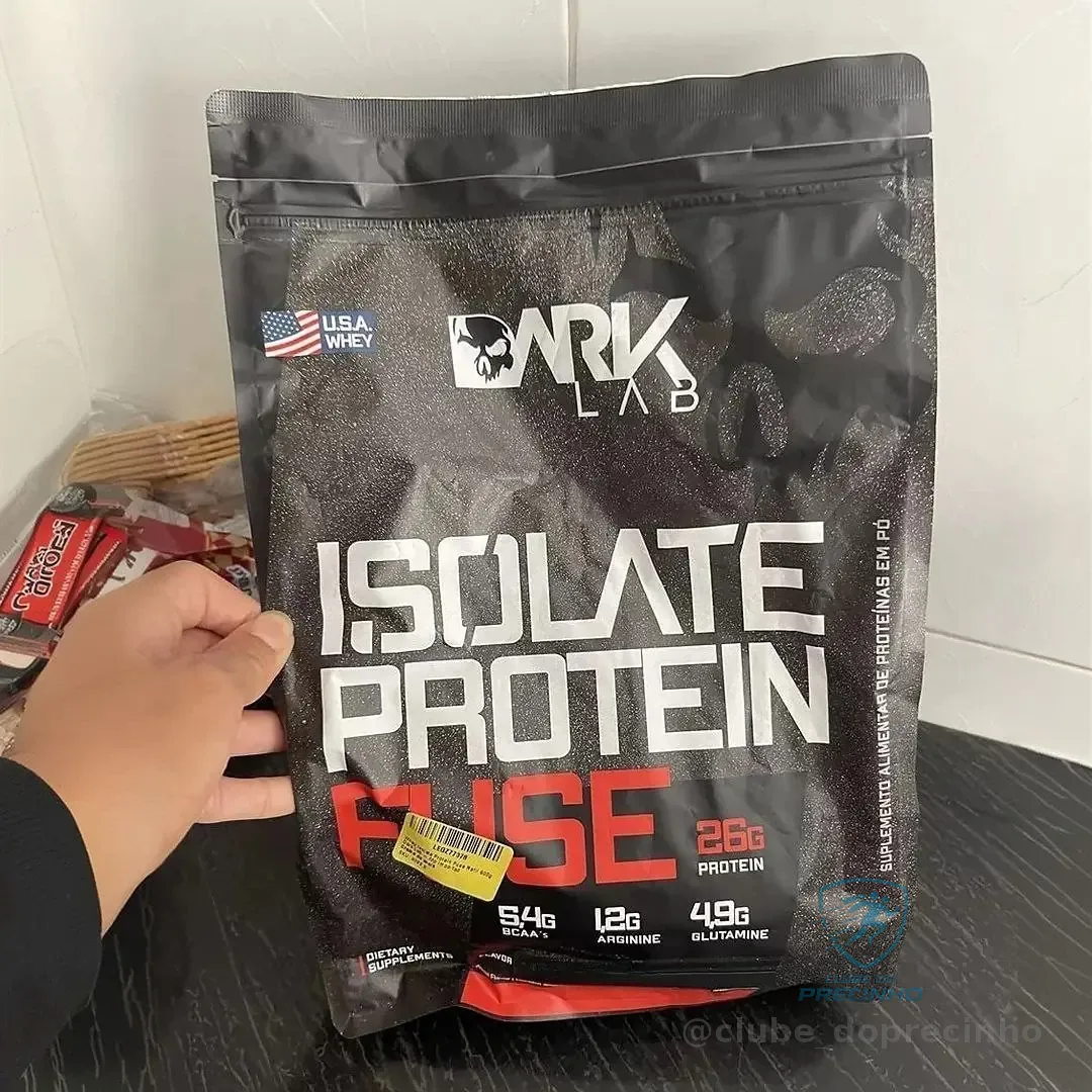 Whey Isolate Protein Fuse Refil 1,8kg Dark Lab - Mp Importad Sabor Cappuccino