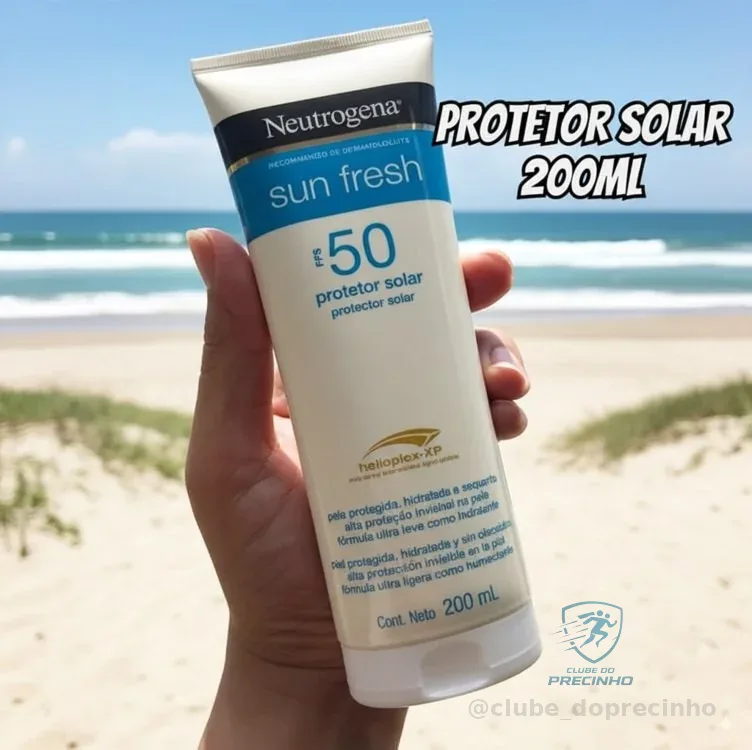 Neutrogena Sun Fresh Protetor Solar Corporal, FPS 50, 200ml