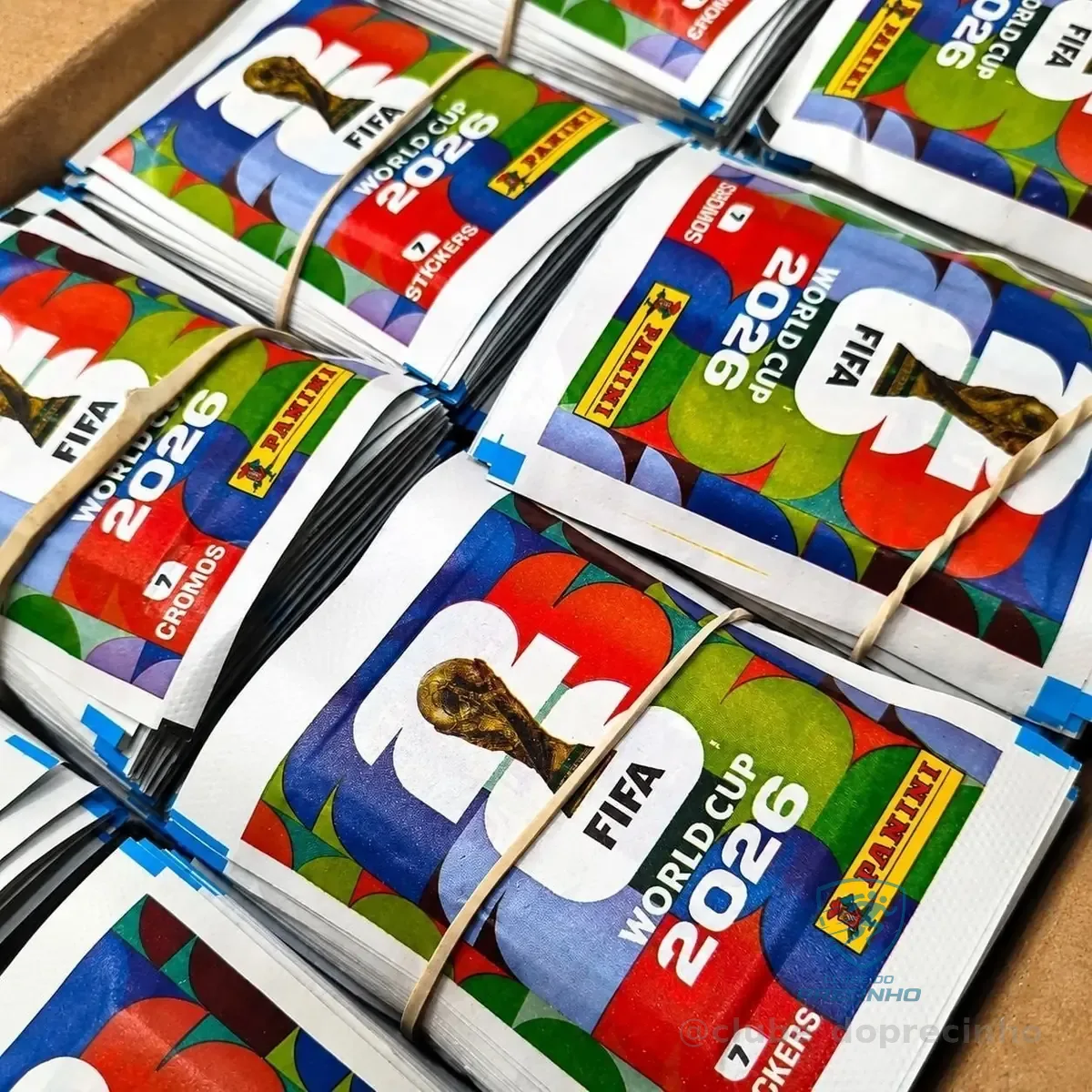 Kit com 24 Envelopes (168 Figurinhas)