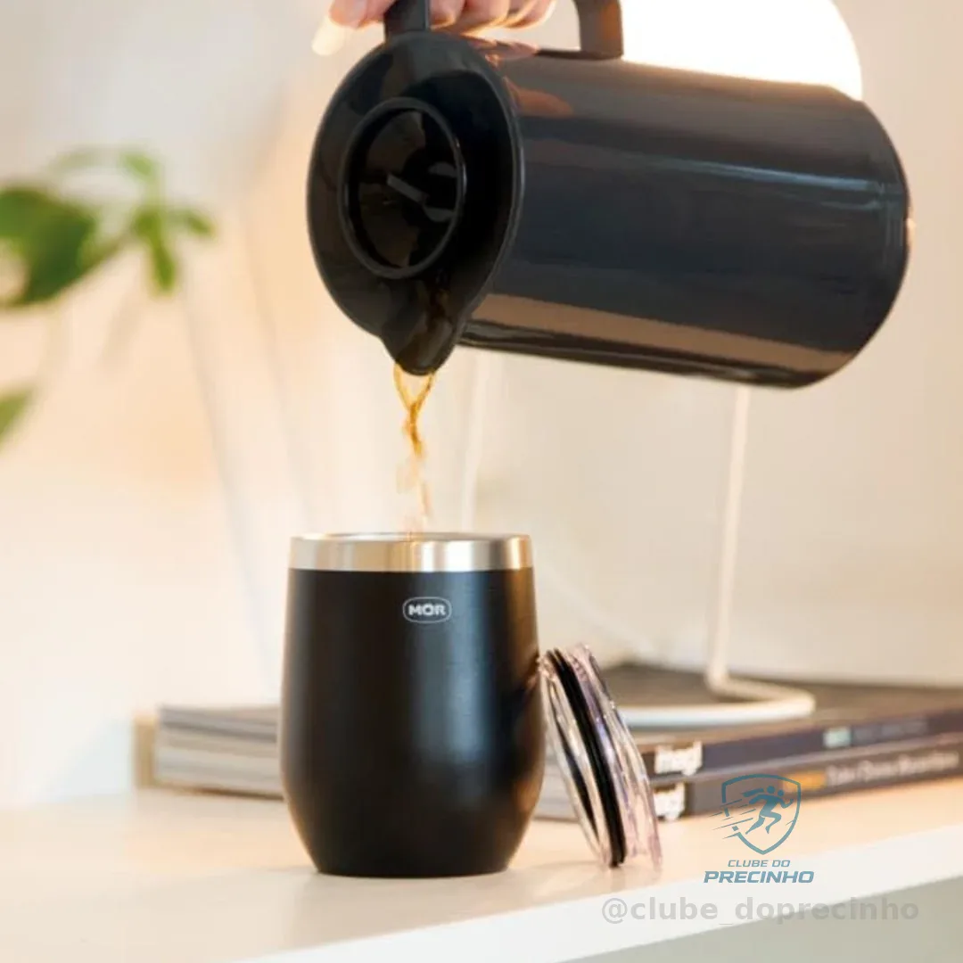 Mor - Copo Térmico 360ml Preto