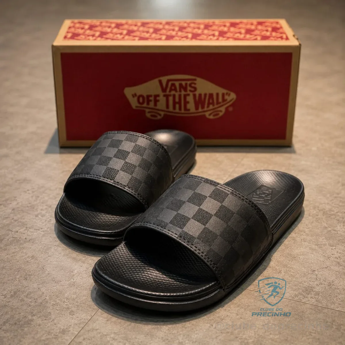 Chinelo Vans La Costa Slide On Feminino - Preto