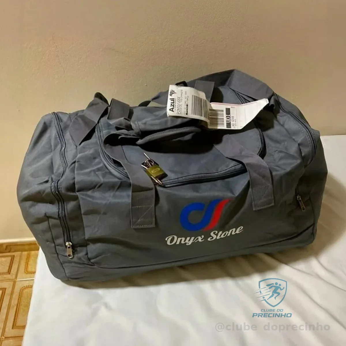 Bolsa e Mala Sacola de Mão para Viagem tamanho bordo (Cinza)