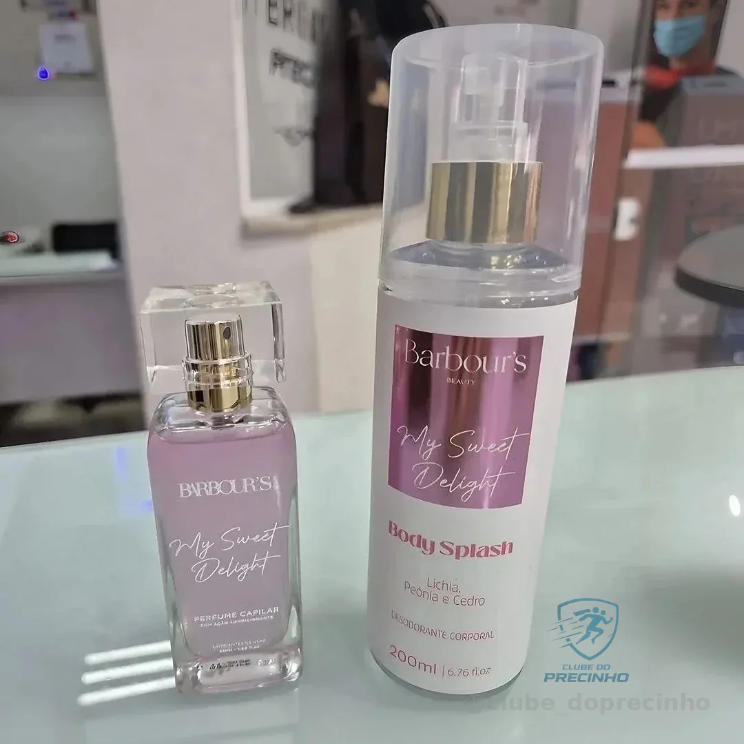 Perfume Capilar E Body Splash My Sweet Delight Barbour's