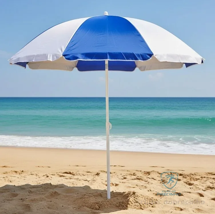 Guarda Sol Azul E Branco 1,80 M 3720 Mor