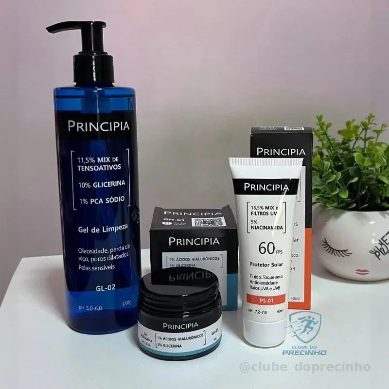 Principia Kit Completo Para Pele Sensível Com Fps 60