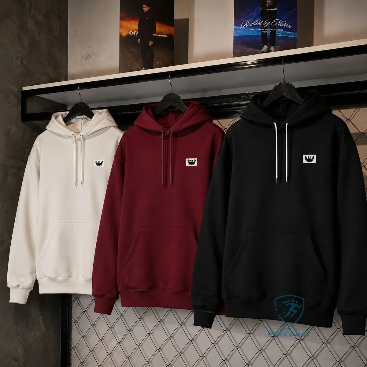 Moleton Capuz Blusa De Frio Lisa Cordão Neon Canguru Macio