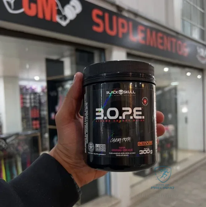 Pré Treino BOPE 300g Black Skull
