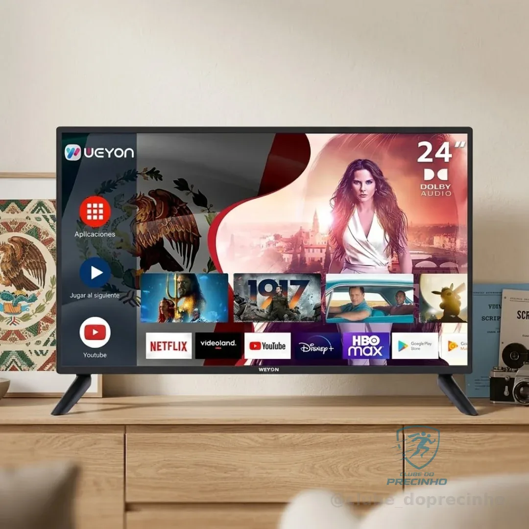 Smart Tv 24 Led Hd Weyon Android 14 Tv Hdmi Usb Wifi 100/240v